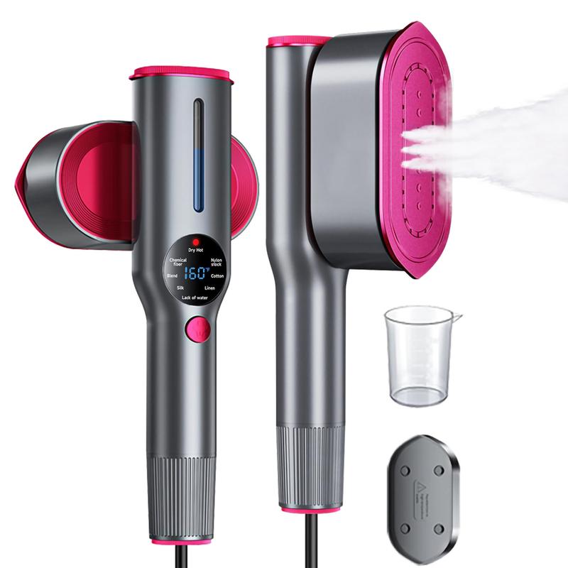 Garment Steamer for Clothes, Portable Travel Clothing Steamer Iron, 7 Mode with LCD Display, 5s Fast Heating, 90° Swivel Handle, New Year Gift