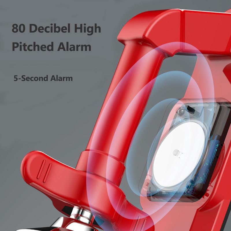 LockPoint Portable Alarm Door Stopper With Door Lock,80dB Extremely Loud Wireless Alarm for Travel,Home Security,Classroom,Bedroom,Hotel，Women Safety