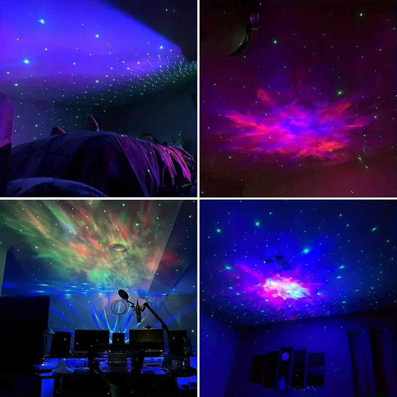 Astronaut Galaxy Projector with Nebula Effects – Star Projector Night Light for Kids Room Decor, USB Connection