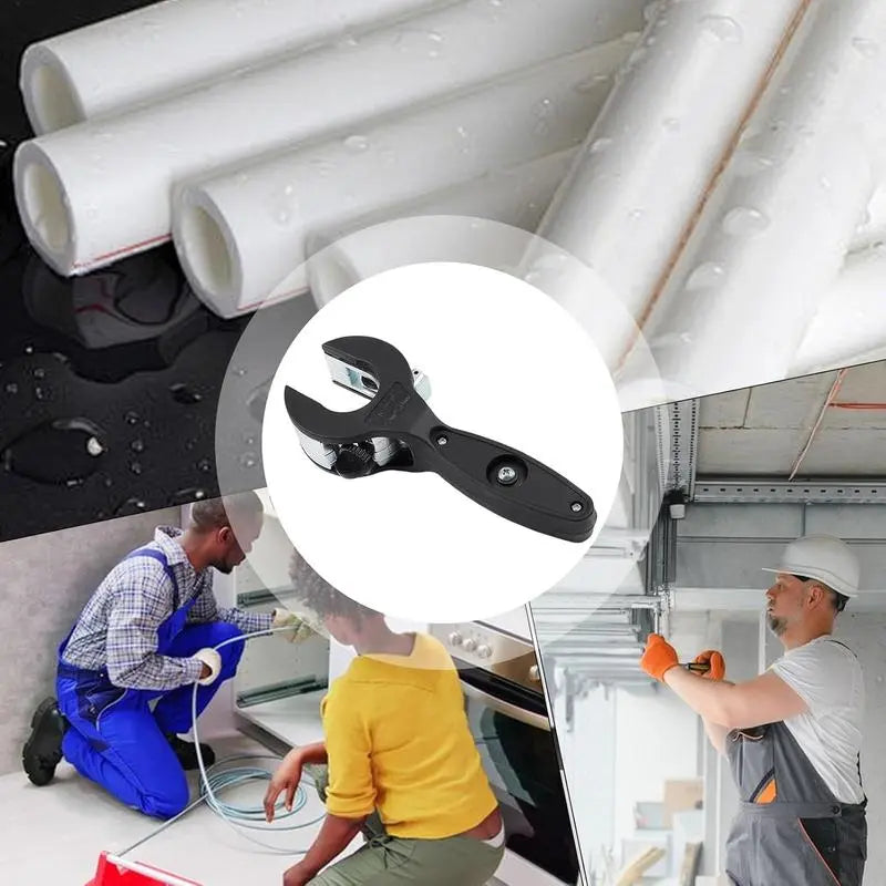 Ratchet-Type Pipe Cutter - One-Hand Fast Pipe Cutting Tool for 5/16 to 1-1/8 Inch Stainless Steel, Copper and Aluminum