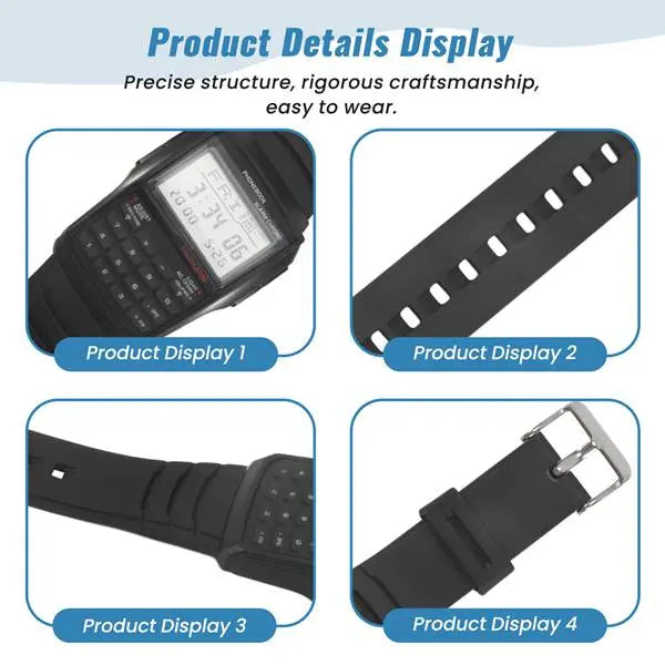 Trendy Multifunctional Digital LED Watch for Students – Sports Style, 3-Bar Glass-Plastic, Luminous, with Calculator, Phone Number Storage, Alarm & Week Display
