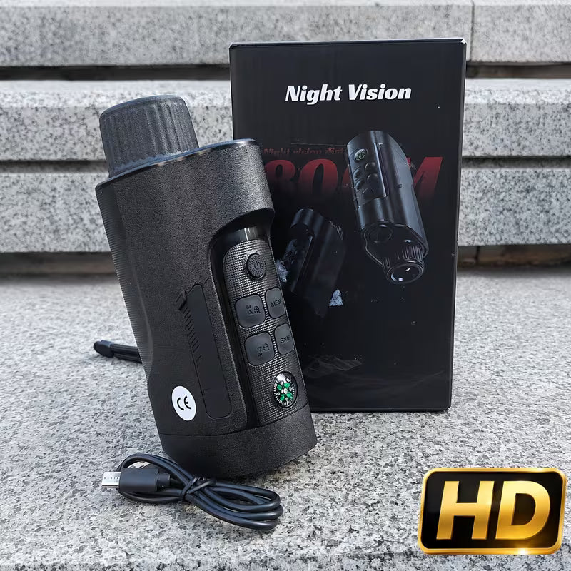 Night Vision Goggles – 10X Digital Zoom Camera, USB Charging, Portable for Outdoor Adventures