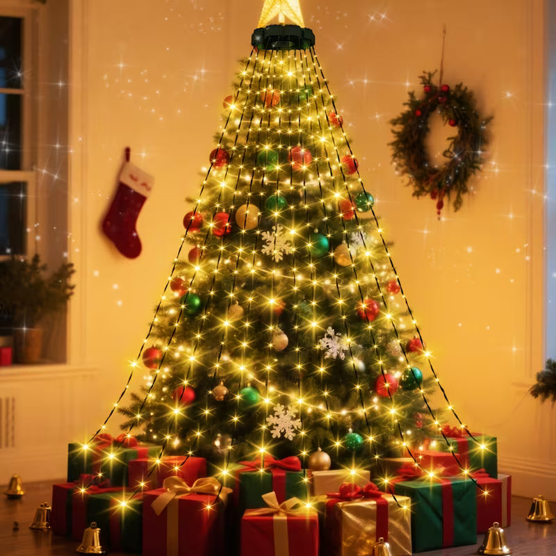 LED Fairy String Lights – 400/220 LEDs, 8 Modes, USB-Powered for Trees, Weddings & Parties
