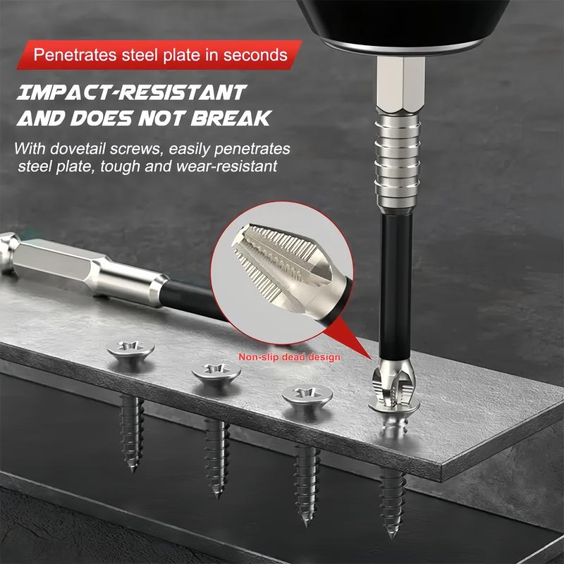 K5 Anti Slip Bit, K5 Impact Resistant Non Slip Bit, High Magnetic Screwdriver Drill Bit Set, Anti Slip PH2 Impact Driver Set, Non Slip Screwdriver Bits