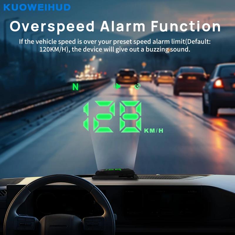 Head up Display Car GPS Digital Speedometer Car Truck Motorcycle Head Up Display Odometer HUD MPH Car Tools Accessory