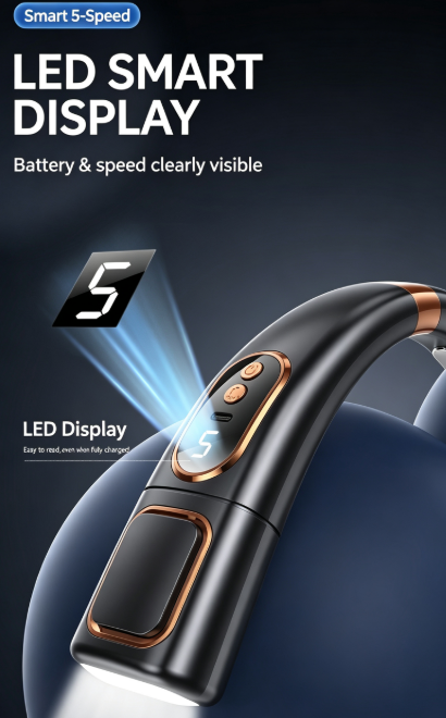 Wearable Neck Fan, Ice Ceramic 1s Instant Cooling, Up To 36H Playtime, 5 Wind Speed Adjustment, LED Power & Gear Display, 360° Omnidirectional Airflow, Low-Noise Motor, Type-C Fast Charging, Ambient Lighting for Camping Travel Outdoor Work