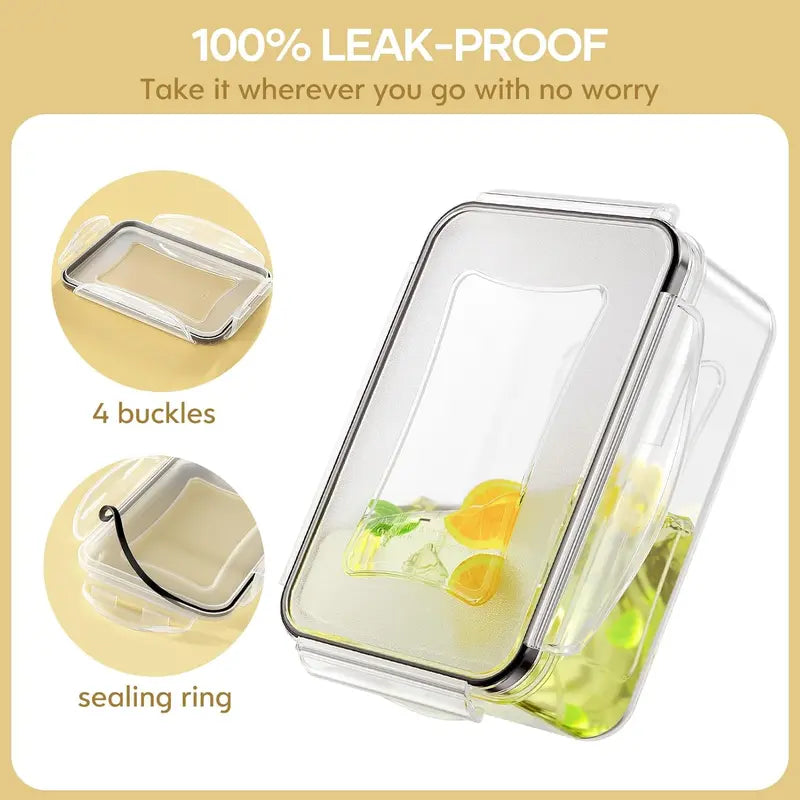 [LIMITED TIME DEAL] 40 Pcs Large Plastic Airtight Food Storage Container Set (20 Containers+20 Lids) Leakproof, BPA-Free, Labels&Marker, Kitchen Organization