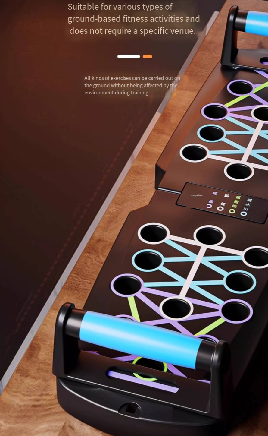 【Upgraded Version】 Push up Board, Push-up Board Training Set,26 Holes Home Push-up Training Board, Pull Bar, Chest Muscle Abdominal Muscle Training Equipment for Men & Women, Fitness Enthusiasts, Upper Body Strength, Portable Design, Ab Workout Machine