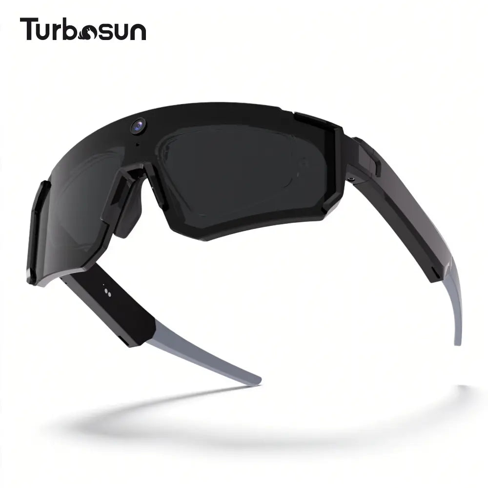 Turbosun Smart Glasses AI Cycling Camera Glasses Wearable 8MP Camera Hands-Free Photo/Video Recording Suitable for Travel Outdoor Wireless UV Protection Language Translation Sync Phone iOS image 10