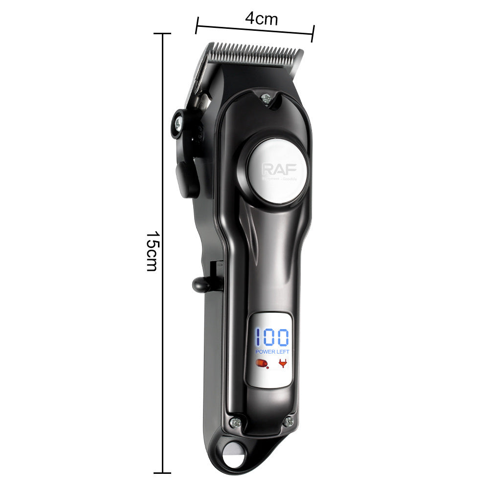 Electric Hair Clipper Set - Multifunctional USB Rechargeable Trimmer with Detachable Water Resistant Head