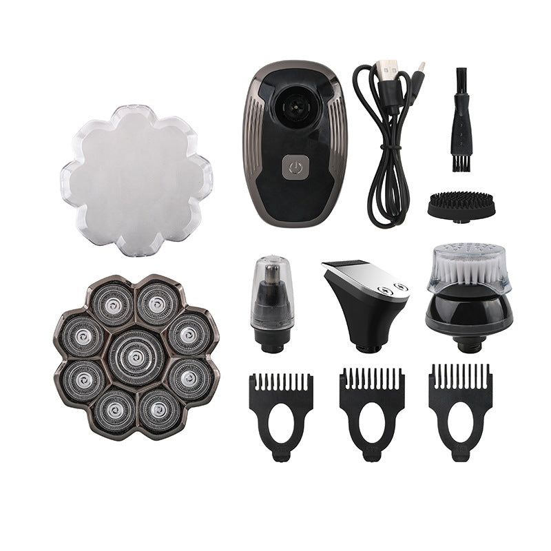 Men's Electric Shaver, Bald Barber, LED Display, Wet & Dry, USB-C Fast Charging, Ideal Gift for Men!