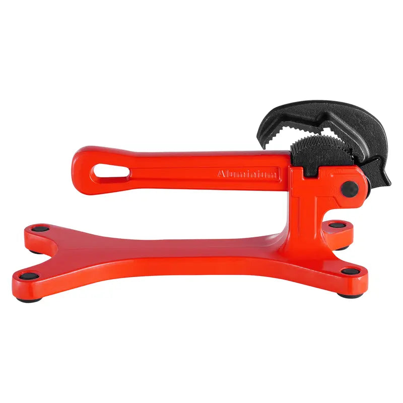 Portable Pipe Vise Tool - 2.62 lbs High-Strength Aluminum, 1/8"-1.5" Clamp Range, Anti-Slip Grip for PVC Pipe Plumbing