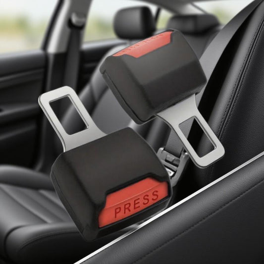 2 Pack Seat Belt Extender -Universal Fit Safety Extension Adapter, Comfort-Enhanced Seat Belt Attachment for Most Cars/Trucks/SUVs