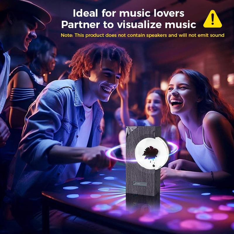 Ferrofluid Speaker Music Companion, Ferrofluid Display Lamp, Magnetic Liquid Toy for Entertainment, Desktop Ornament, Cool Gadget for Men, Ideal Gift