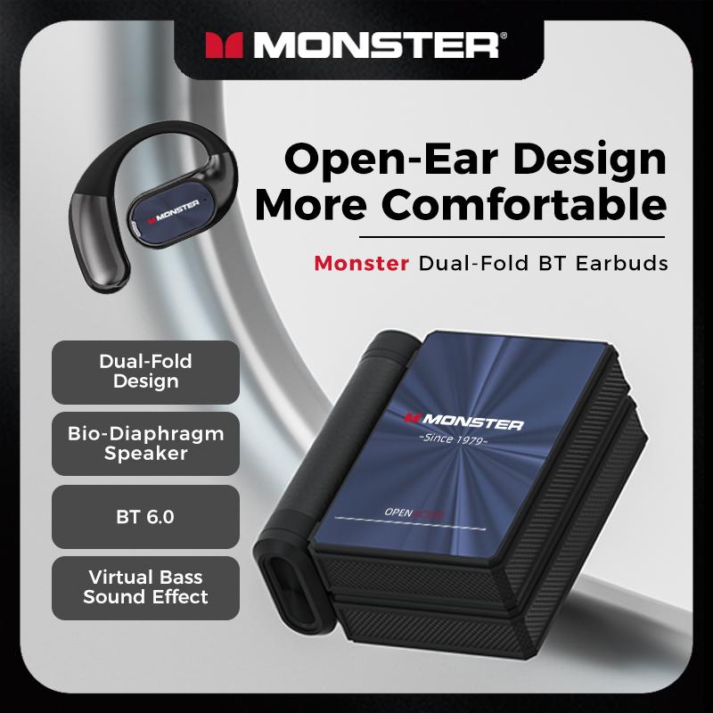 Headphones Bluetooth with Dual-Fold Design, Noise Isolation - 145H Playtime Wireless Earbuds Bluetooth 6.0, IPX5 Waterproof & Sweatproof Wireless Headphones, Headset Ideal Traveling Gadgets & Electronic Gifts for Men and Women