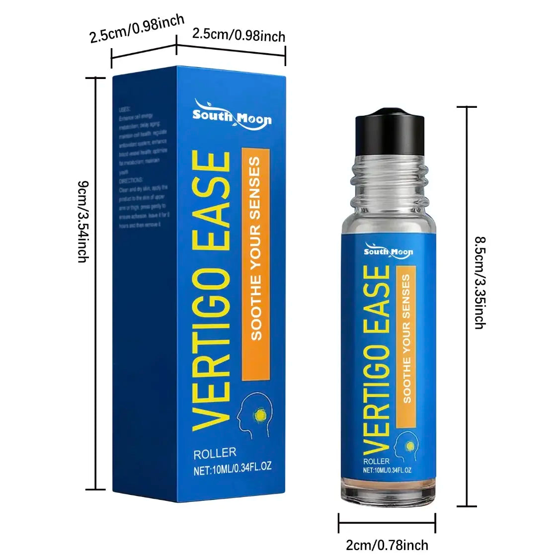 [buy one free one] Vertigo Ease Aromatherapy Roll -Essential Oils for Dizziness & Nausea -10ml image 2