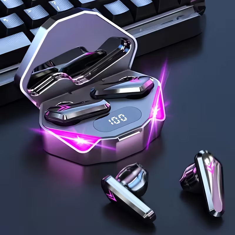 Cash on Delivery Tanzania Free Shipping Big Brand Guarantee 98% Positive ⚡ X15 Demon Eye Bluetooth Gaming Earbuds – Low‑Latency Sound, RGB Lighting, Music/Game Dual Modes – Pro Esports In‑Ear Headset
