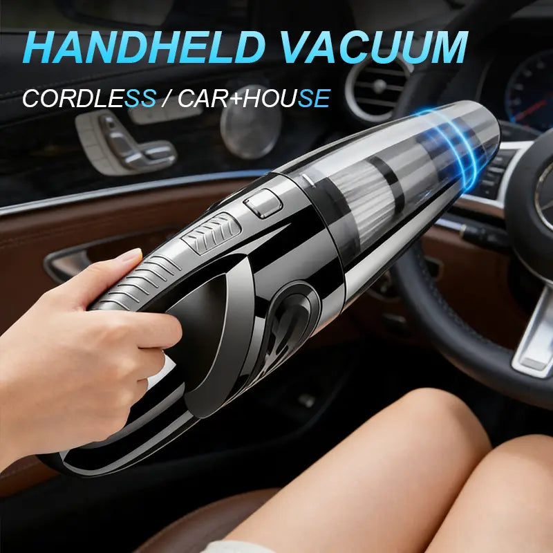 Mini Cordless Handheld Vacuum Cleaner | Powerful Suction for Pet Hair, Dust, Crumbs & Small Messes | Perfect for Home & Car Cleaning | Lightweight, Portable & Wireless with Multiple Attachments | Quick Clean Anytime Anywhere image 7