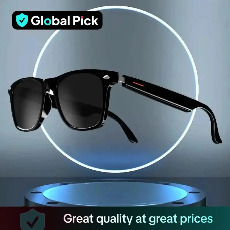 Multifunctional Wearable Smart Glasses, Wireless Headphone Smart Glasses for Listening To Music & Calling, Bluetooth-compatible Creative Sports Smart Glasses