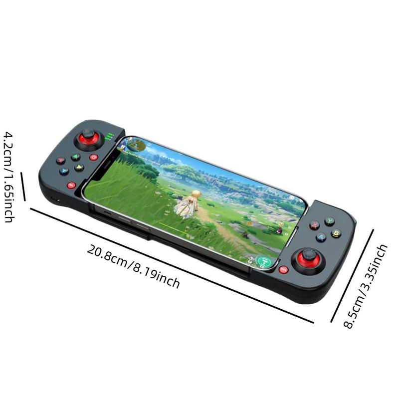 Wireless Game Controller, Portable Gamepad, Mobile Gaming Controller, Multifunctional Game Controller for iOS Android Phone, Gaming Accessories for Home & Office
