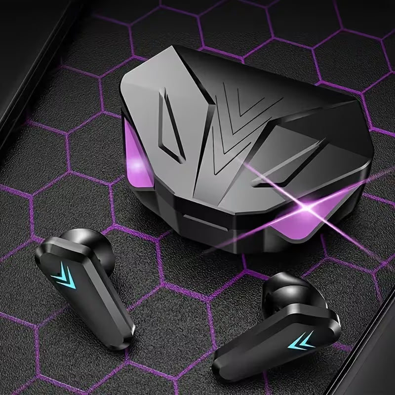 Cash on Delivery Tanzania Free Shipping Big Brand Guarantee 98% Positive ⚡ X15 Demon Eye Bluetooth Gaming Earbuds – Low‑Latency Sound, RGB Lighting, Music/Game Dual Modes – Pro Esports In‑Ear Headset