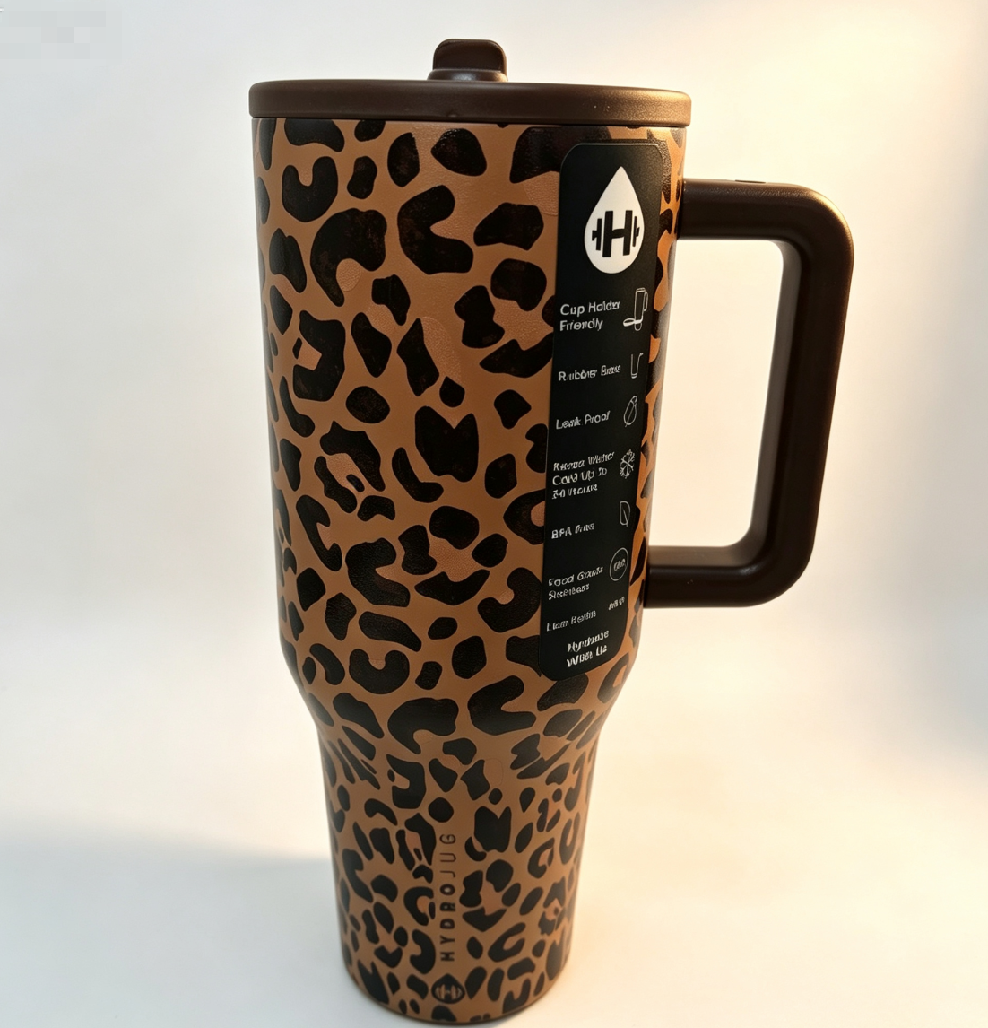 [40oz] Extra Large Insulated Tumbler, Viral Travel Sealed Cup, HYDROJUG Large Capacity Leakproof Car Thermos, Ideal for Road Trips, Travel, Fitness, Office & Home, Great Gift