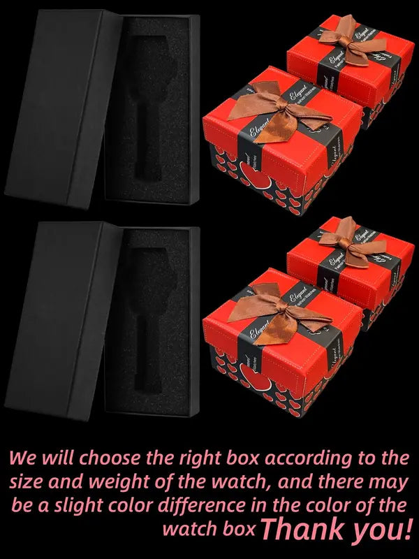 Men's Business Fashion Luminous Quartz Watch, Fashion Watch for Party, Daily Decor, Trendy All-match & Exquisite Watch for Birthday Gift with Box