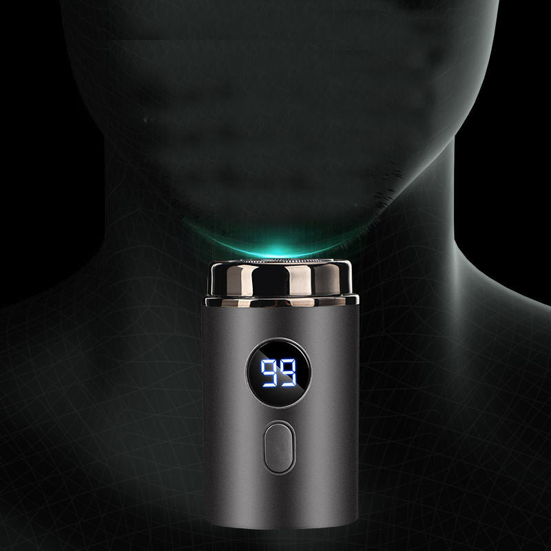 【26new】Mini Electric Shaver for Men - IPX7 Waterproof, Ultra-Thin 3D Floating Blades, Fast Type-C Charging, Cordless Portable Travel Razor, Wet/Dry Use Summervibes One shaver head free as a gift