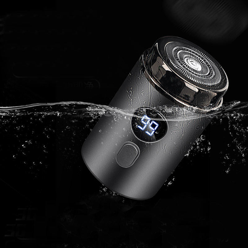 【26new】Mini Electric Shaver for Men - IPX7 Waterproof, Ultra-Thin 3D Floating Blades, Fast Type-C Charging, Cordless Portable Travel Razor, Wet/Dry Use Summervibes One shaver head free as a gift