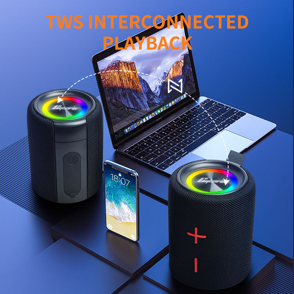 【S11 Plus】 2 in 1 Bluetooth Speaker 40W High Volume Stereo IPX6 Waterproof 24 Hours Play Time Bluetooth V5.3 Connectable for Smartphones & More bluetooth speaker subwoofers Audio Magnetic