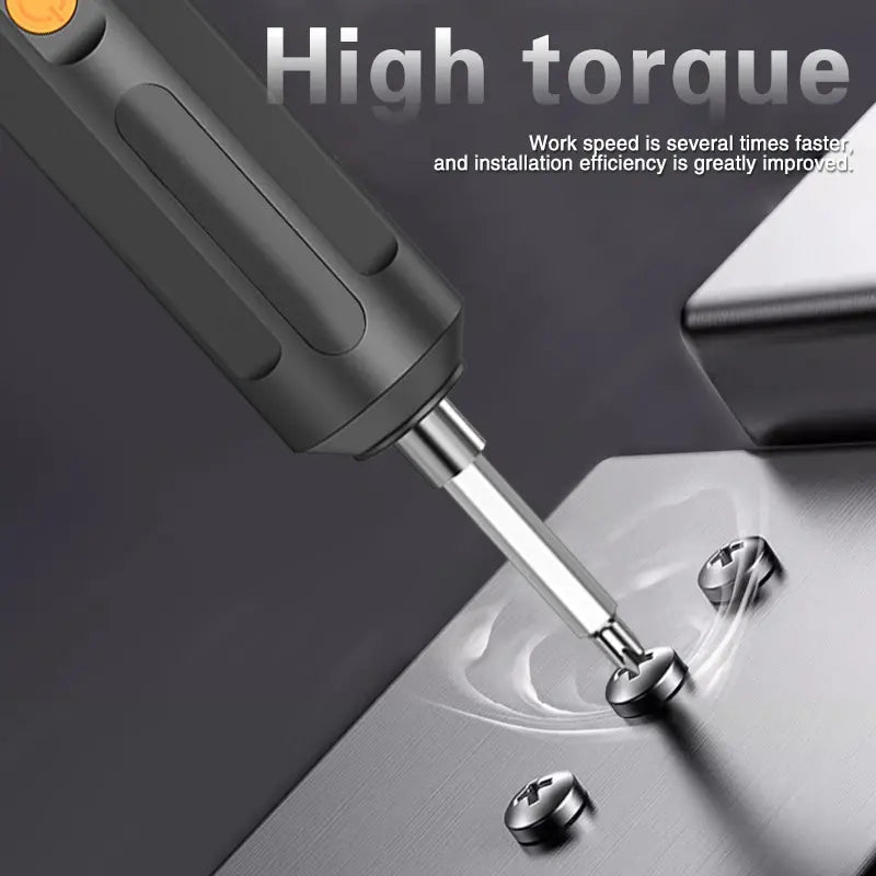 2026 New Rechargeable Mini Electric Screwdriver for Home Use, 47-Piece Kit with Tool Box, Free Delivery, Cash On Delivery