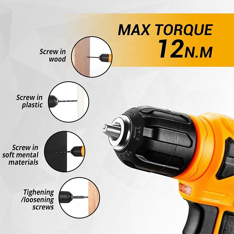 18V Cordless Drill Set – 126-Piece Home Tool Kit With Storage Case, DIY Power Tools For Fence Work, Home Décor, Furniture Assembly & Everyday Repairs