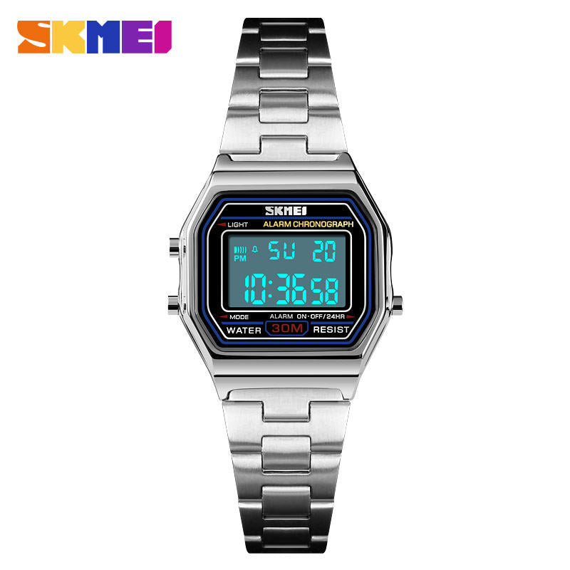2026 New Skmei 1123 Hot Sale Men Watch, Trendy Digital Watch for Men, Waterproof Multi-Function, Stainless Steel Strap, Cash On Delivery, Free Shipping