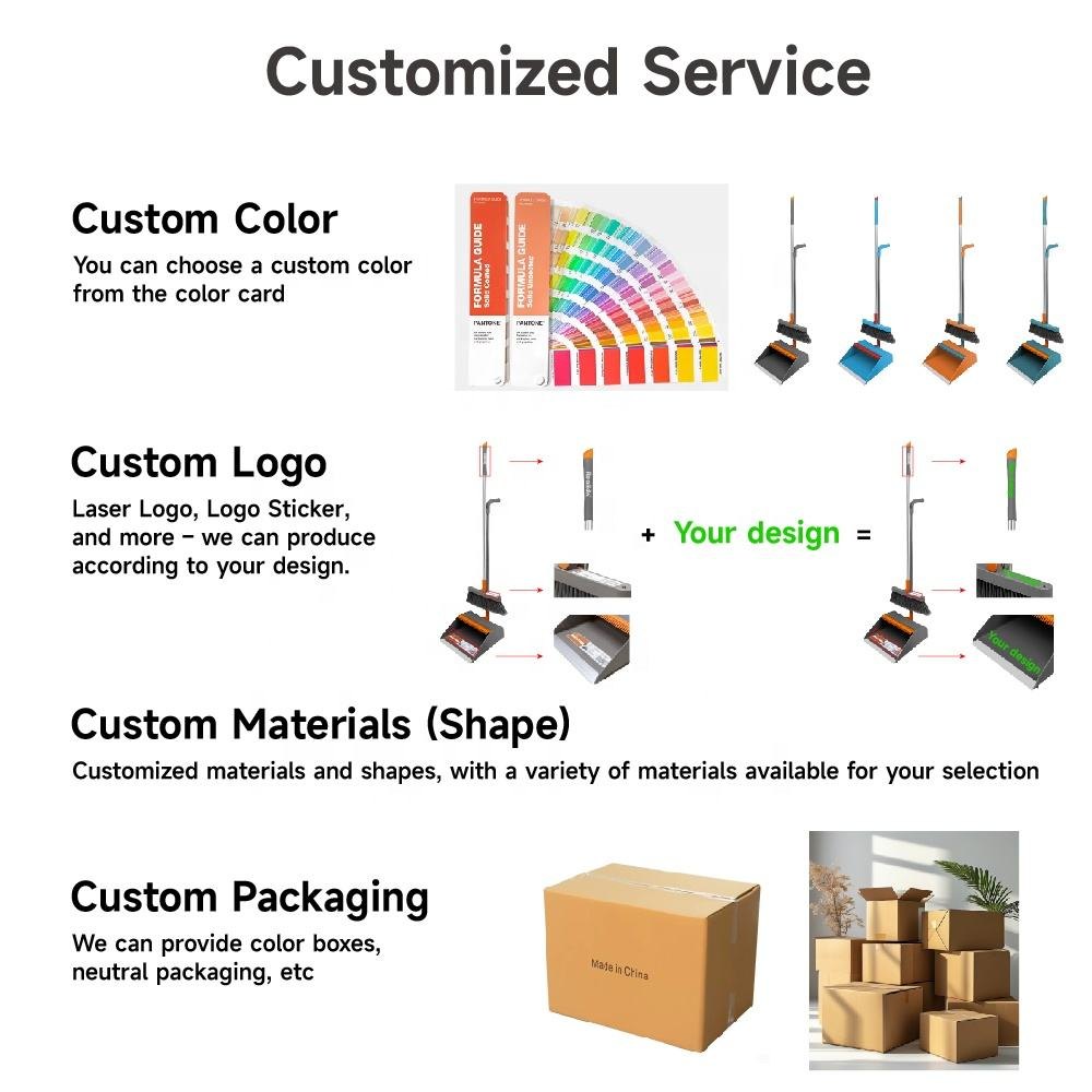 Floor Scrub Brush with Long Handle, cleaning brush,3 in 1 Scrape and Heavy-Duty Stiff Bristle Scrubber Brush for Cleaning Shower Bathroom, Patio, Garage, Kitchen, Wall and Deck,Christmas Gifts