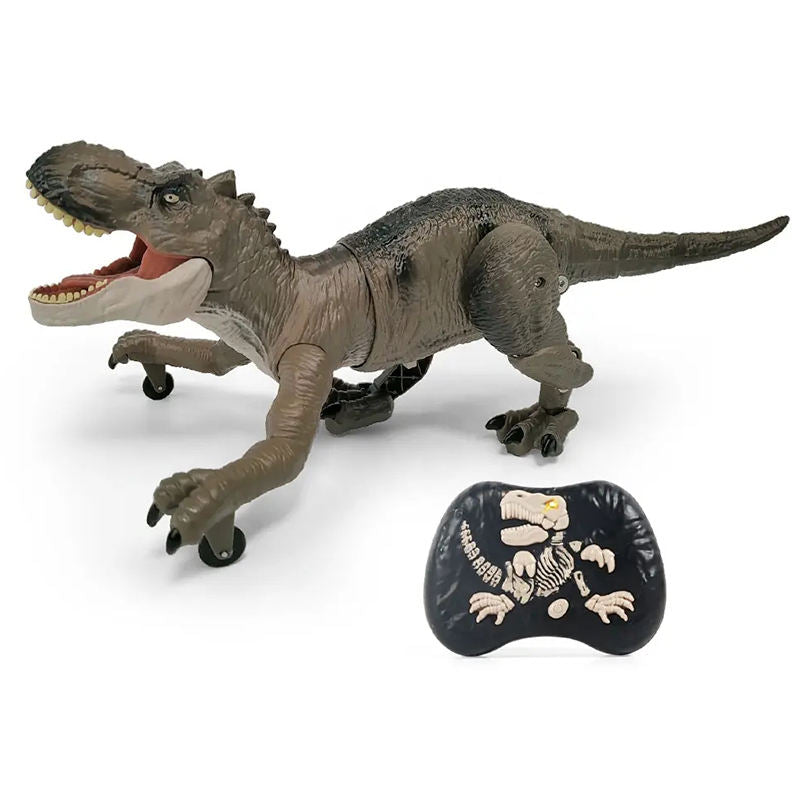 Remote Control Dinosaur Animal Toy, Spinosaurus and T-rex, swift movement & water spray, gift for boys