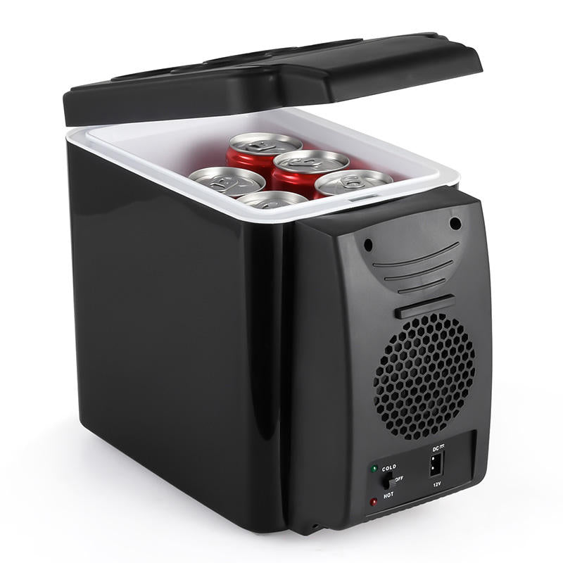 2026 New 6L Car Mini Fridge, Dual Use for Car & Home, Cooling & Warming Function, Free Delivery, Cash On Delivery