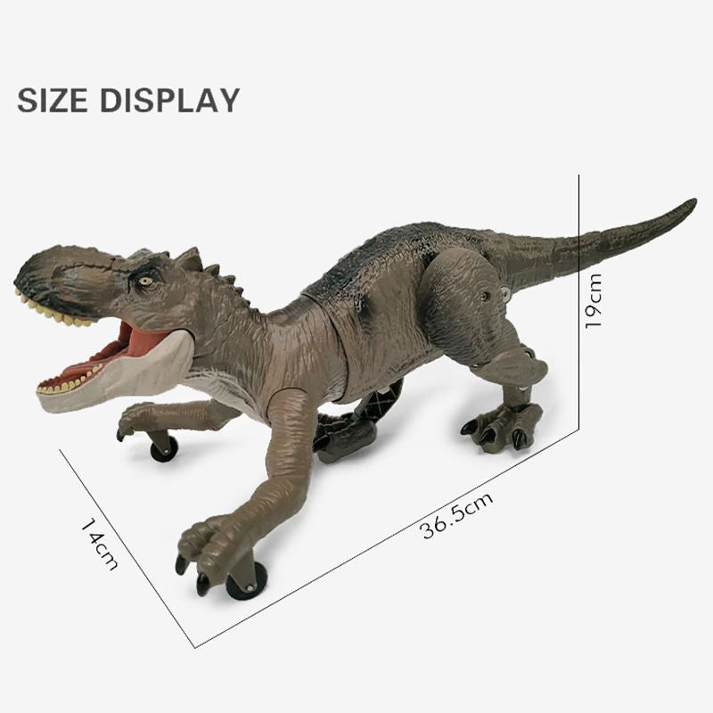 Remote Control Dinosaur Animal Toy, Spinosaurus and T-rex, swift movement & water spray, gift for boys