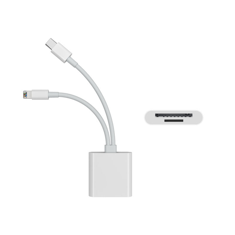 2 In 1 SD Card Reader, 1 Count Portable Type-C Card Reader, Dual Slots Memory Card Reader for Game, Computer Memory Card Readers, Plug & Play Reader, SD Card Reader USB C, Media Card Reader, Suitable for SD/TF/Micro SD #GLOBAL PICKS