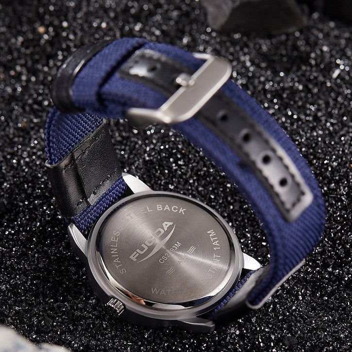 Unisex Quartz Watch with Unique Minimalist Design - No Hands, Battery-Powered, Stainless Steel Strap, Round Dial, Ideal for Men and Women, Everyday Casual Wrist Watch
