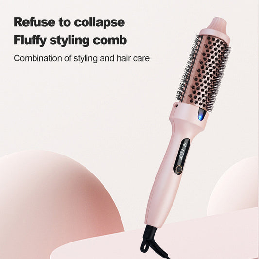 Blowout Boost Ionic Thermal Brush  27.5cm  with LED Display,  149°C - 216°C for Different Hair Types, 120-240V Universal Voltage Suitable for Christmas, Valentine's Day, New Year, and birthday gifts