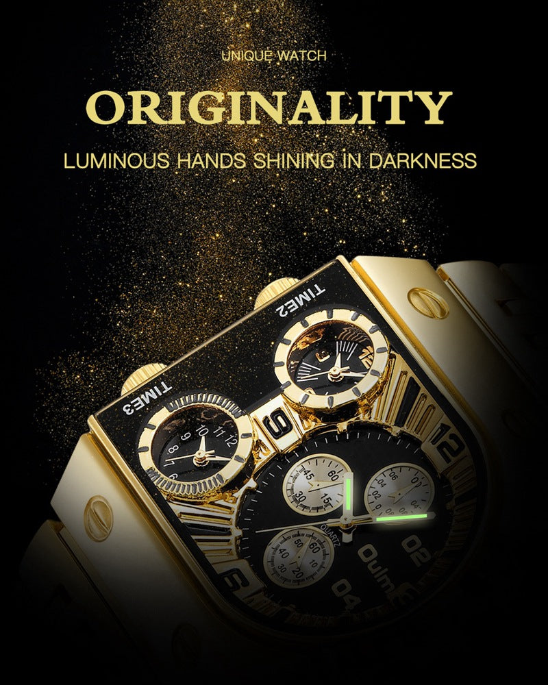 Men's Business Fashion Luminous Quartz Watch,Fashion Watch for Party, Daily Decor, Trendy All-match & Exquisite Watch for Birthday Gift withBox, Analog Watch