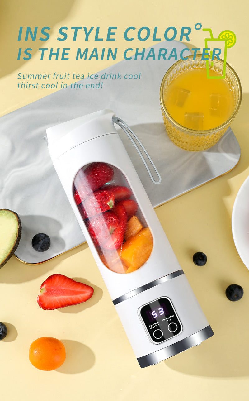 Ultimate Portable Blender! USB Rechargeable & Compact for Smoothies On-The-Go - Perfect Travel, Back To School & Gym! Leak Proof Design, Makes Shakes & Baby Food in Seconds cup juicer rechargeable mini blender vegetable