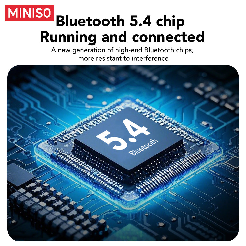 【flash sale】MINISO MS185 Aerio SoundBeam Pro: Open-Ear Comfort Headphones with HD Calls, IPX5 Life Waterproof & Bluetooth 5.4 Chip for Sports/Running - Sweatproof, Non-In-Ear Design with Stable Connection for Active Lifestyles