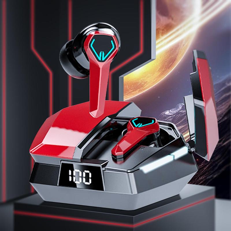 Wireless Headphones, Electronic Audio Wireless Earbuds for Running, Gaming Headset for PC E-sport, Noise Cancelling Headphones with Built-in Wireless Microphone, Wireless Earphones for Summer gift, USB Wireless Headset, TWS Stereo