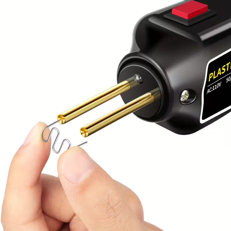 100W Plastic Welding Repair Kit with 200 Staples – Plastic Welder Gun for Car Bumper Repair & Plastic Crack Restoration