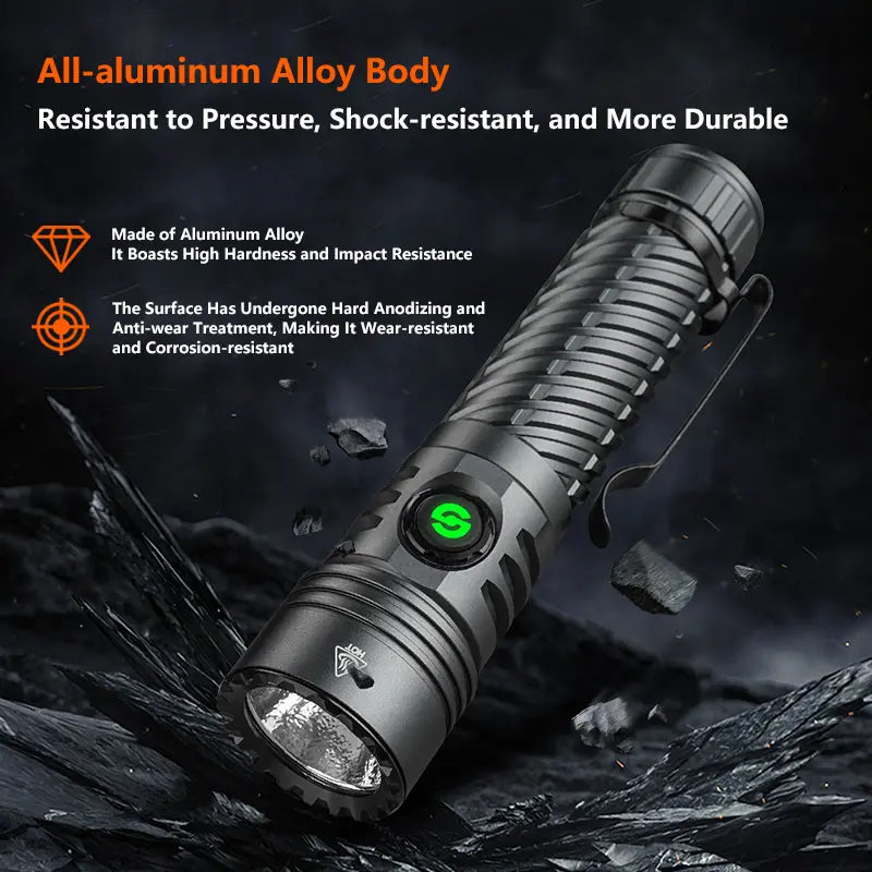 Rechargeable Flashlight Strong Light Ultra Bright Portable Outdoor Camping Flashlight Home Ultra Long Endurance Lighting Six Modes image 6