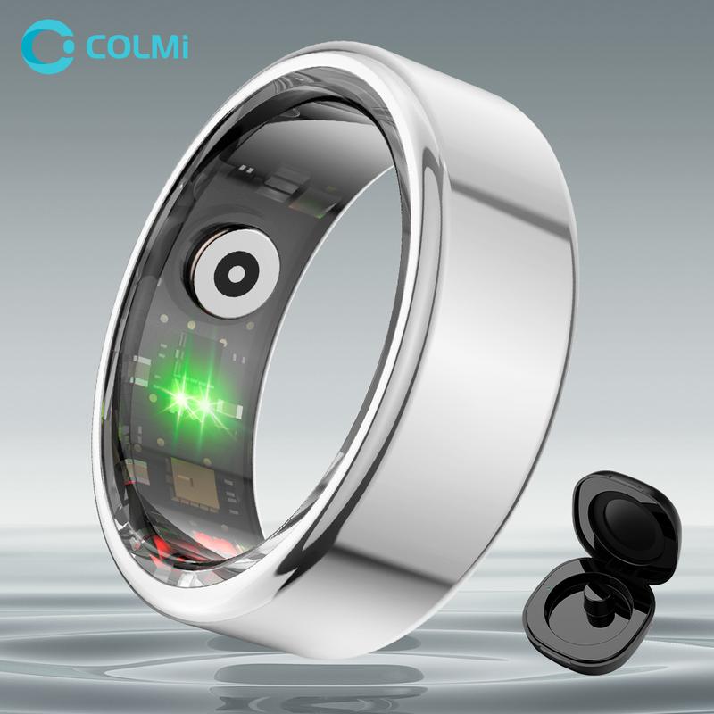 COLMI Smart Ring R02 IP68 Waterproof Wearable Fitness Trackers for Women Men Couple Gift