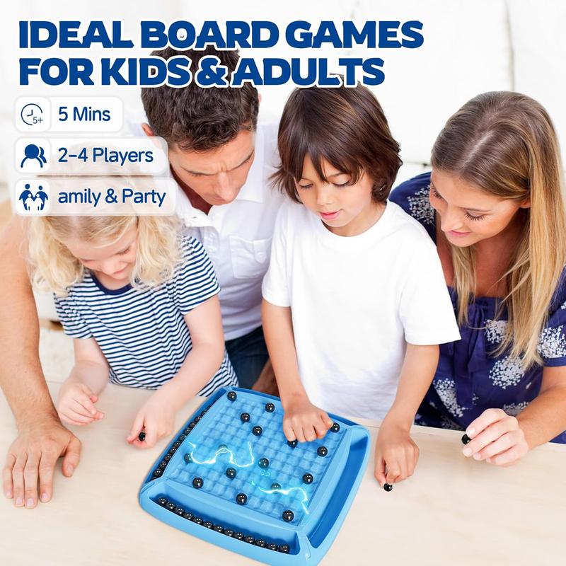 Upgraded Chess Game Set, Fun Table Top Multiplayer Strategy Game with 40 Stones, Family Game Party Game for Kids and Adults, Games to develop intelligence, 2-4 Players