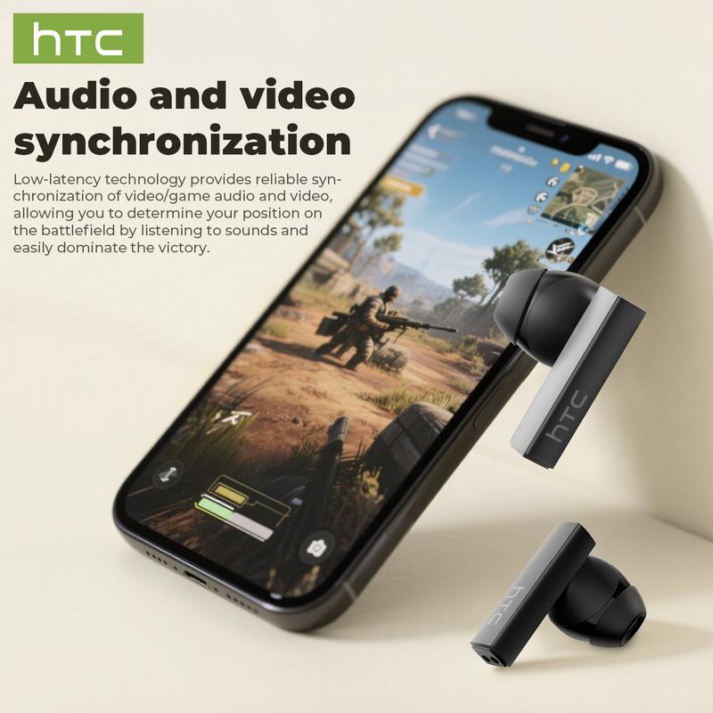 NE40 Wireless Earphones Bluetooth 6.0, LED Display High Fidelity, for Gaming, Office, Sports, Music & Phone Calls TWS Earbuds , IPX5 Waterproof Earphones, Built-in Microphone In Ear Earphones