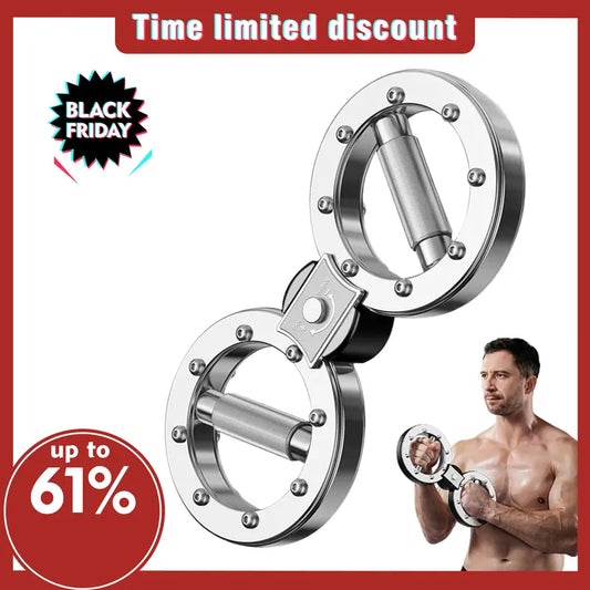 【flash sale】Home&Outdoor-Spinning Rotator Burn Machine, 12LB Arm Exercise Equipment with Adjustable Resistance, Forearm Trainer for Boxing, Men's ArmStrength Trainer，360 Degree Rotating Grips,for HomeWorkout Equipment Hand GripStrengthener